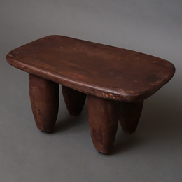 (コートジボワール)　セヌフォ　スツール　(腰掛)　No.7