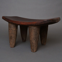 (コートジボワール)　セヌフォ　スツール　(腰掛)　No.10