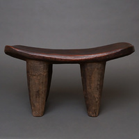 (コートジボワール)　セヌフォ　スツール　(腰掛)　No.10