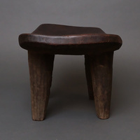 (コートジボワール)　セヌフォ　スツール　(腰掛)　No.10