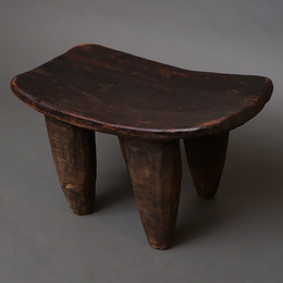 (コートジボワール)　セヌフォ　スツール　(腰掛)　No.12