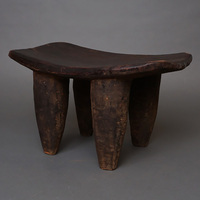 (コートジボワール)　セヌフォ　スツール　(腰掛)　No.12