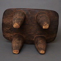 (コートジボワール)　セヌフォ　スツール　(腰掛)　No.12