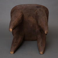 (コートジボワール)　セヌフォ　スツール　(腰掛)　No.13