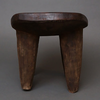 (コートジボワール)　セヌフォ　スツール　(腰掛)　No.14