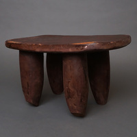 (コートジボワール)　セヌフォ　スツール　(腰掛)　No.16