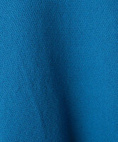 かのこ編み再生ポリエステルニット2wayベスト　(ブルー)