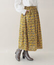 カンタ風ドビーコクーンスカート　 (マスタード)