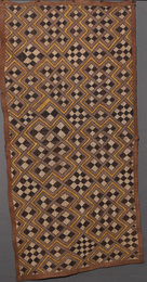 (コンゴ)　ショワ族　ラフィア布　クバ布　No.45