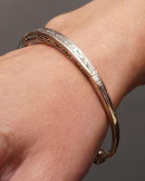 (マリ)　トゥアレグ　ニッケル　スクエアバングル　No.3　レディースサイズ