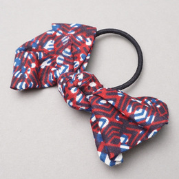 アフリカンワックス　リボン　ヘアゴム　No.2