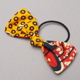 アフリカンワックス　リボン　ヘアゴム　No.3