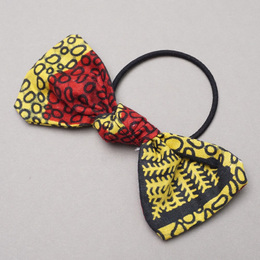 アフリカンワックス　リボン　ヘアゴム　No.4