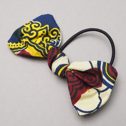 アフリカンワックス　リボン　ヘアゴム　No.6