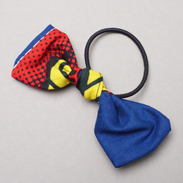 アフリカンワックス　リボン　ヘアゴム　No.10