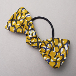 アフリカンワックス　リボン　ヘアゴム　No.17