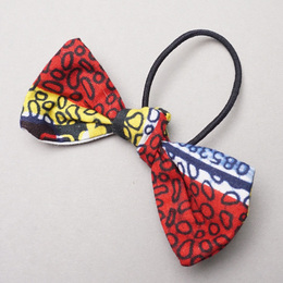 アフリカンワックス　リボン　ヘアゴム　No.19