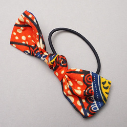 アフリカンワックス　リボン　ヘアゴム　No.20