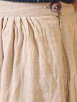 オーガニックコットンダブルガーゼ・スカート (グレー)