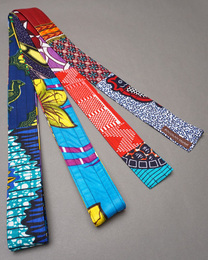 ジェンベストラップ　パッチワーク　ロングサイズ(4.5M x 5cm幅)　No.219