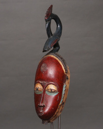 (コートジボワール)　バウレ族　ミニマスク　No.22