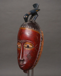 (コートジボワール)　バウレ族　ミニマスク　No.24