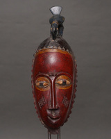 (コートジボワール)　バウレ族　ミニマスク　No.24