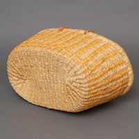 (ブルキナファソ)　楕円マルシェバスケット　(M)　No.18