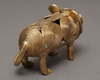 (トーゴ)　真鍮細工　レオパード　Mサイズ