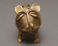 (トーゴ)　真鍮細工　レオパード　Mサイズ