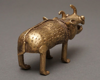 (トーゴ)　真鍮細工　サイ　Mサイズ