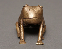 (トーゴ)　真鍮細工　フロッグ　Sサイズ