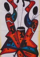 (ケニア)　ワックスアート　No.1