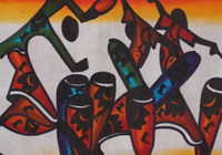 (ケニア)　ワックスアート　No.5