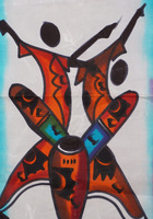 (ケニア)　ワックスアート　No.6