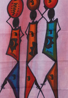 (ケニア)　ワックスアート　No.7