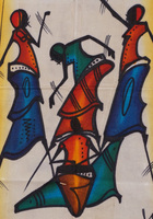 (ケニア)　ワックスアート　No.8