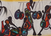 (ケニア)　ワックスアート　No.11