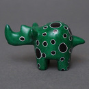 ソープストーン置物　ミニサイさん　グリーン系　ミニ　Sサイズ　※柄アソート