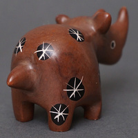 ソープストーン置物　ミニサイさん　ブラウン系　ミニ　Sサイズ　※柄アソート