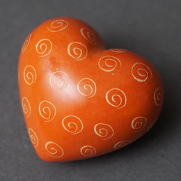 ソープストーン　エンゼルハート　オレンジ
