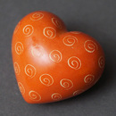 ソープストーン　エンゼルハート　オレンジ
