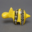 ソープストーン置物　ミニカバさん　イエロー系　ミニ　SSサイズ　※柄アソート