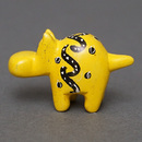 ソープストーン置物　ミニカバさん　イエロー系　ミニ　SSSサイズ　※柄アソート