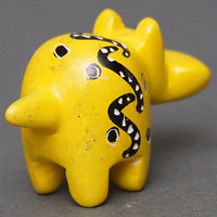 ソープストーン置物　ミニカバさん　イエロー系　ミニ　SSSサイズ　※柄アソート