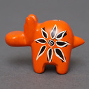 ソープストーン置物　ミニカバさん　オレンジ系　ミニ　SSSサイズ　※柄アソート