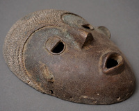 (コートジボワール)　バウレ族　メタルマスク　No.206