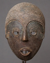 (コートジボワール)　バウレ族　メタルマスク　No.206