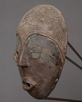 (コートジボワール)　バウレ族　メタルマスク　No.206
