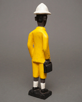 (コートジボワール)　コロン人形　Mサイズ　No.36　ハーフパンツの男性